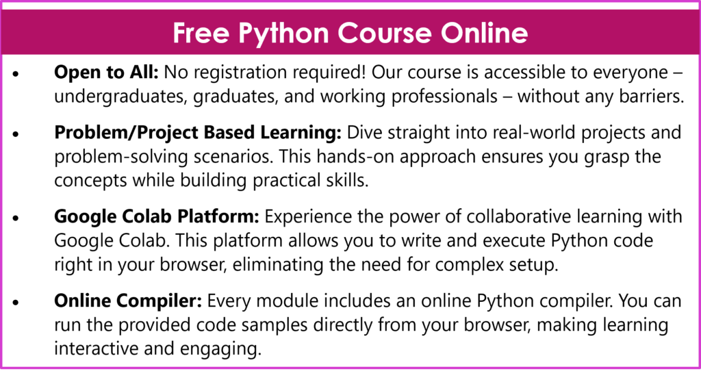 free python course